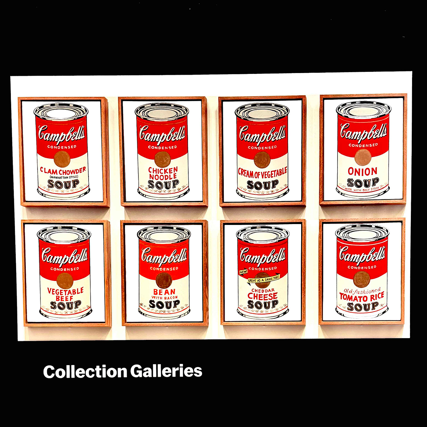 ©Sam Sunshine - Andy Warhol Soup Can Galleries Poster - Photograph at the Museum of Modern Art NewYork 2026
