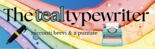 The teal typewriter