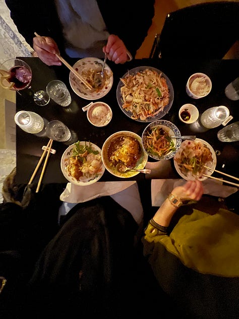 various images of food and drinks from Chicago