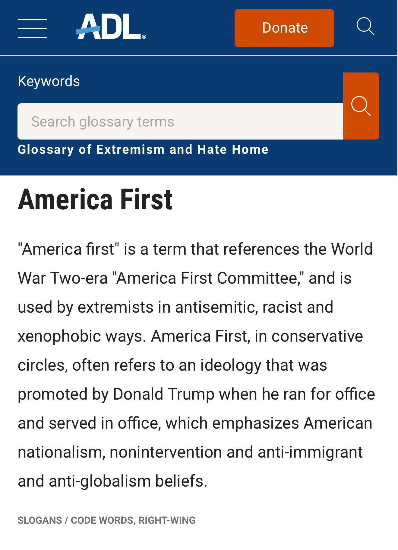 ADL framed “America First” as extremist-coded language. For Charlie Kirk, America First was the line he refused to surrender.
