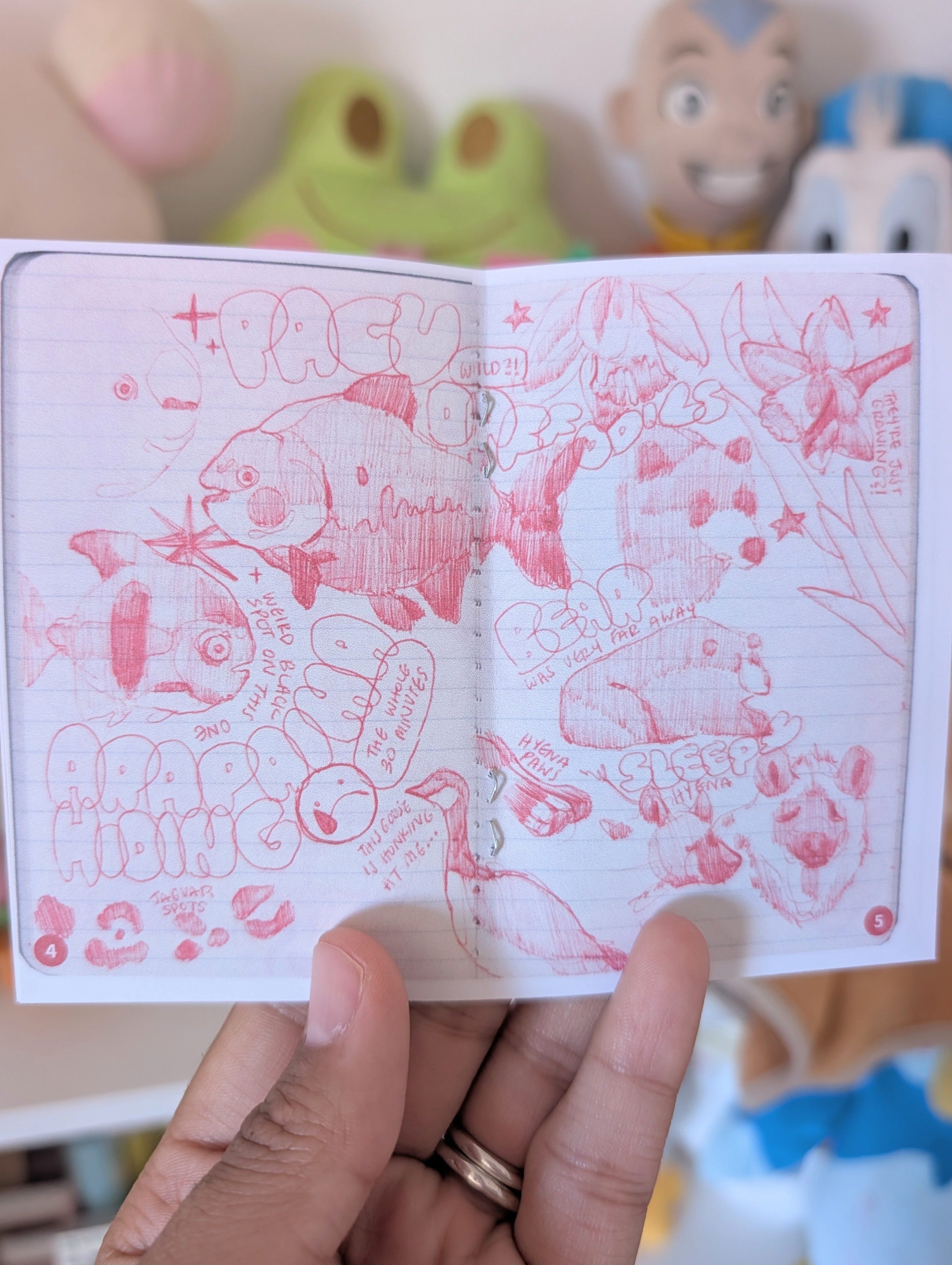 no clark kent but i do have a sketchbook mini zine 👍