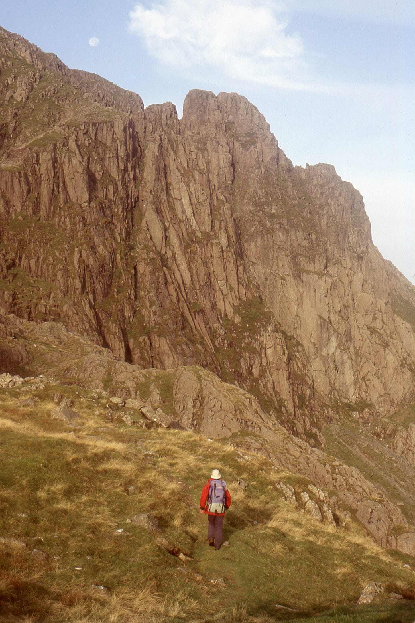 large rock cliff
