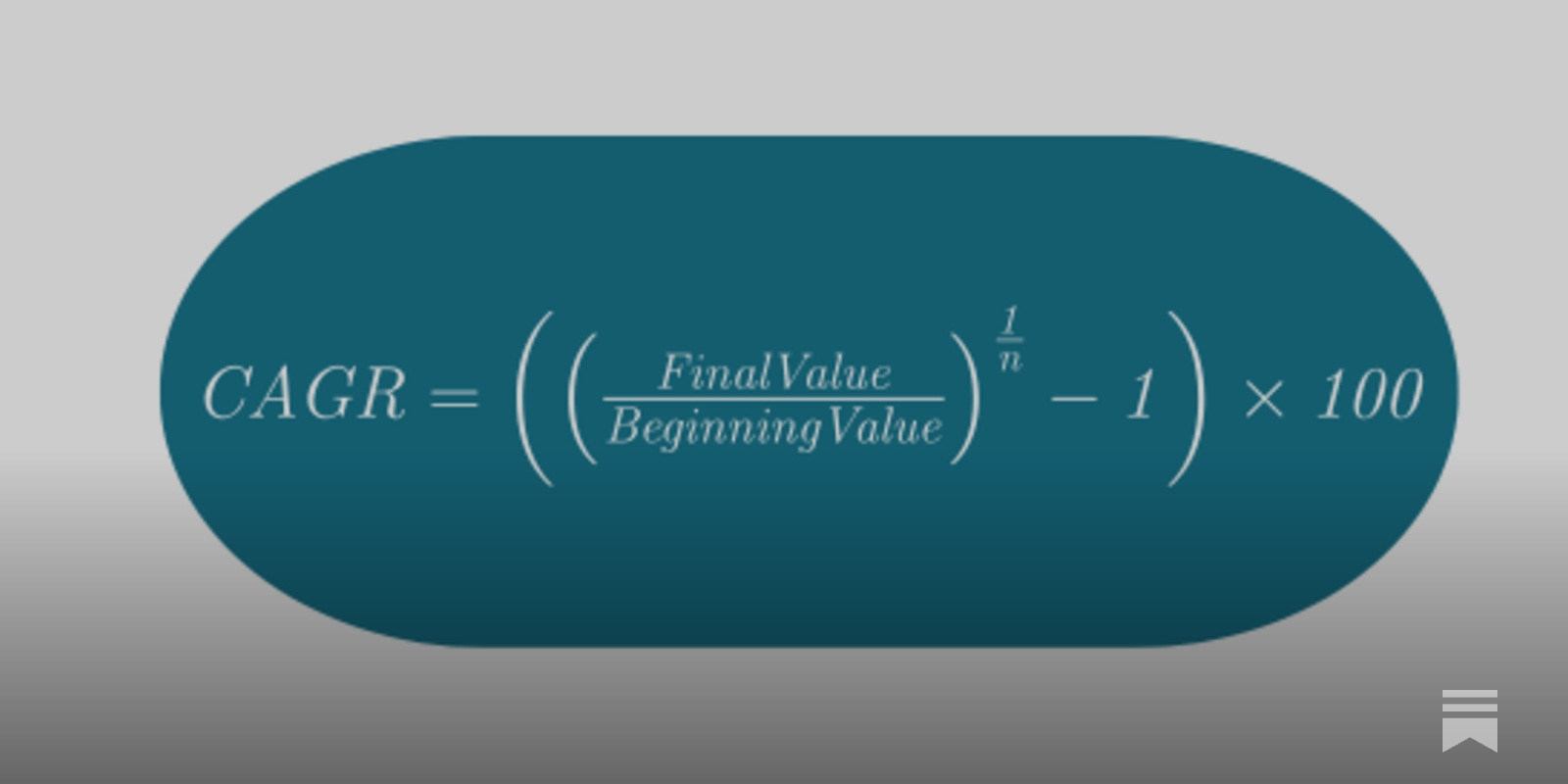 Compound Annual Growth Rate(CAGR) - by Priyanshu gupta