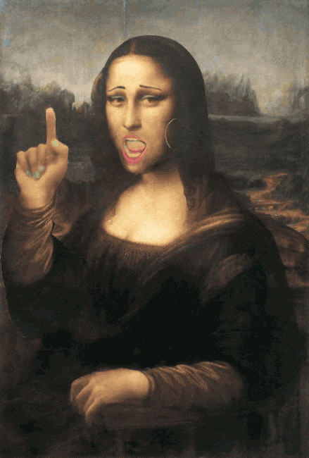 Mona Lisa GIFs - Find & Share on GIPHY