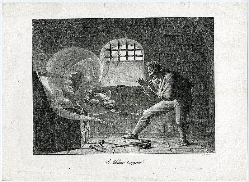 File:Le Voleur désappointé (lithography by Villain).jpg