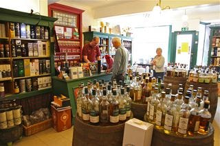 A - Scotland - Whisky Store interior A - Scotland - Whisky Store interior