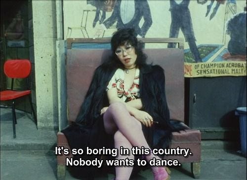 it's so boring in this country. Nobody wants do dance