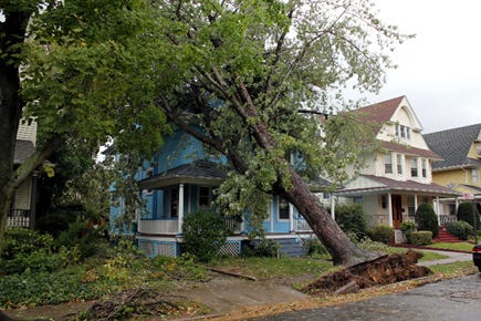 A tree fallen over a house

AI-generated content may be incorrect.