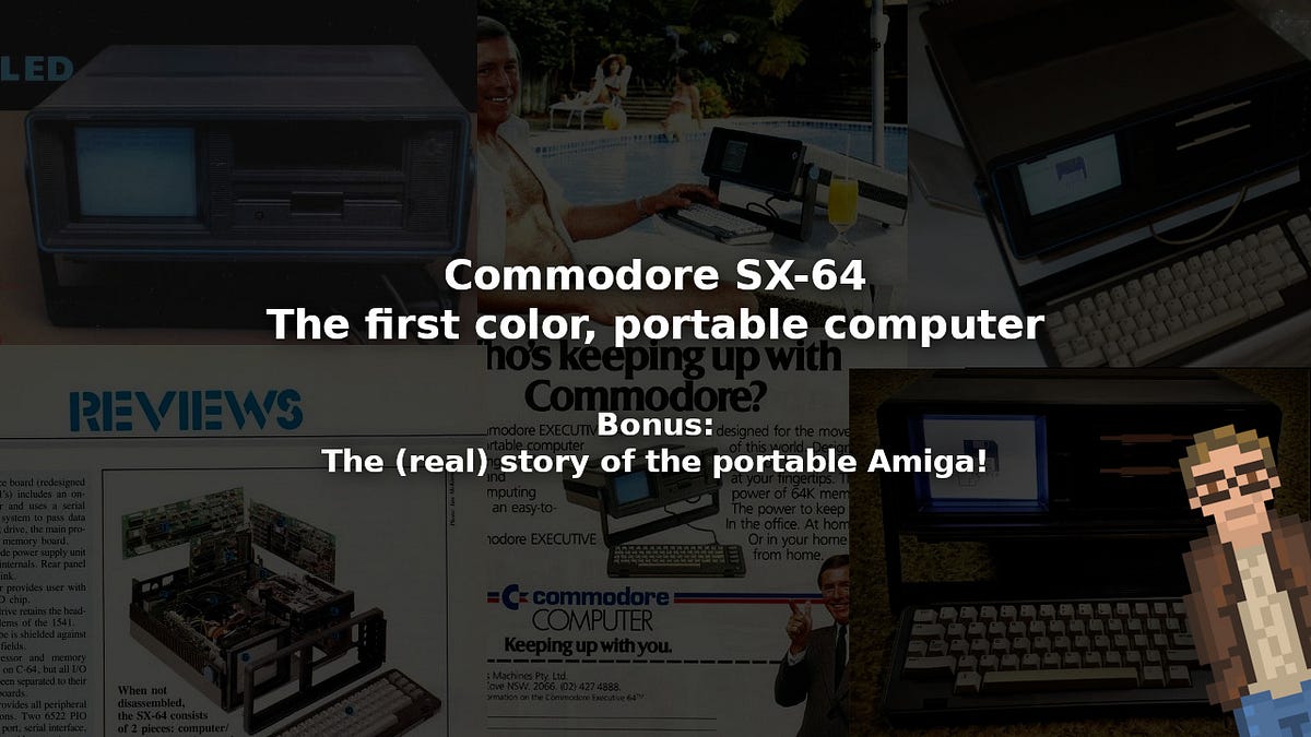 Commodore SX-64 -- The first color, portable computer