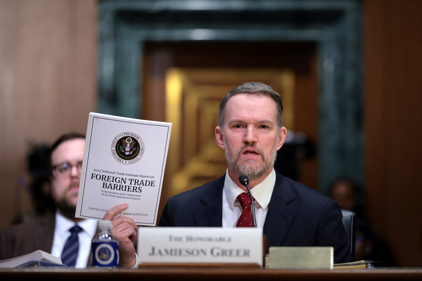Nervous senators from both parties press Trump trade rep on tariffs as high  as 104% • Georgia Recorder