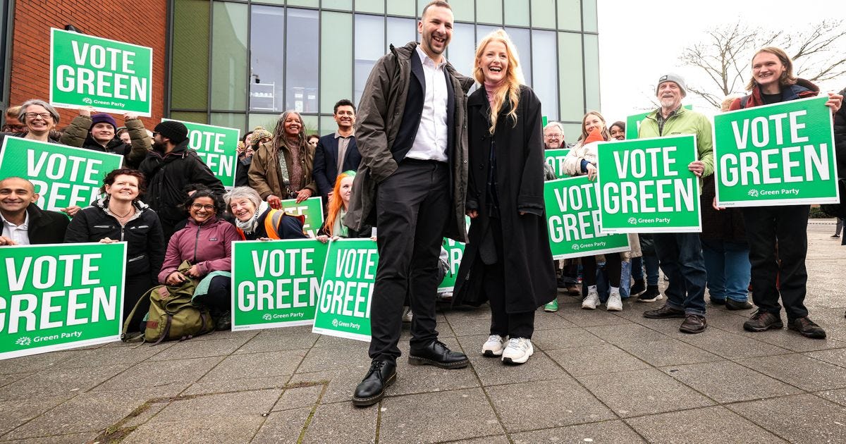 Zack Polanski suggests it would be wrong for him to stand in Gorton and ...