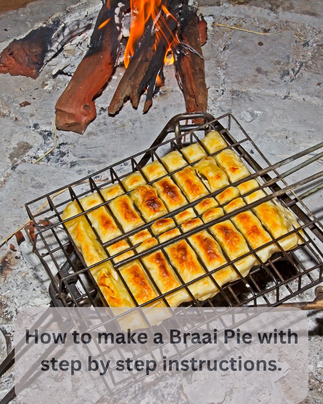 May be an image of text that says 'How t make a Braai Pie with step by step instructions.'
