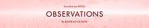 Observations by Konrad Olsson