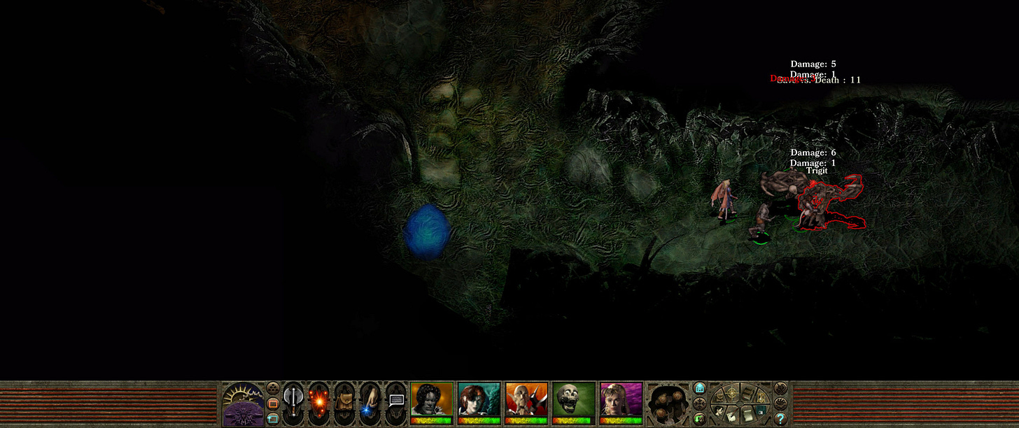 Μία μάχη στο Planescape: Torment: Enhanced Edition