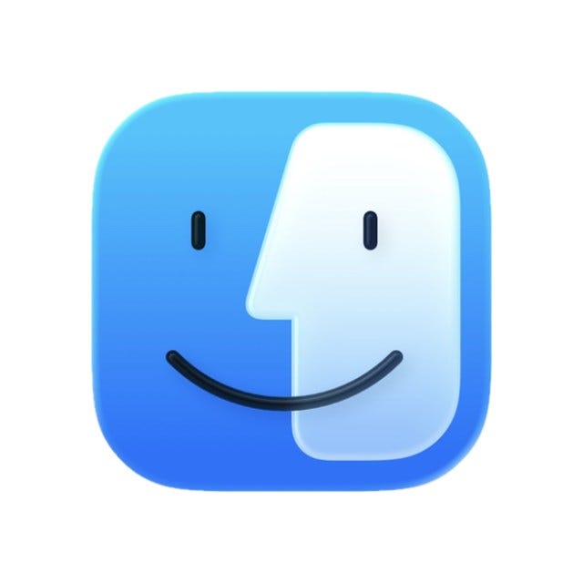 macOS 26 Finder icon macOS 26 Finder icon
