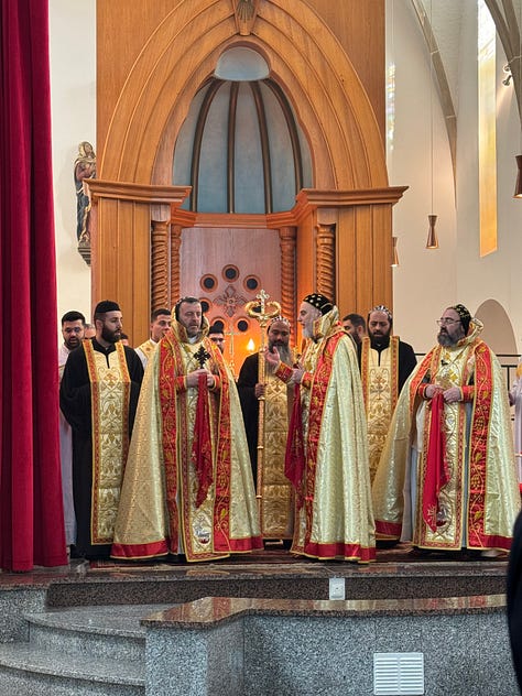 Images of a liturgical church service