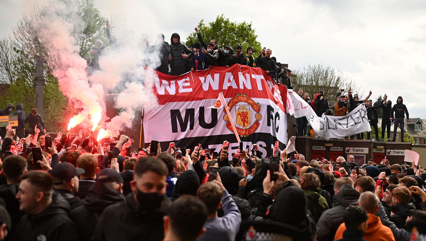 Manchester United fans write open letter to Joel Glazer demanding dialogue to avoid further protests | The Independent Manchester United fans write open letter to Joel Glazer demanding dialogue to avoid further protests | The Independent