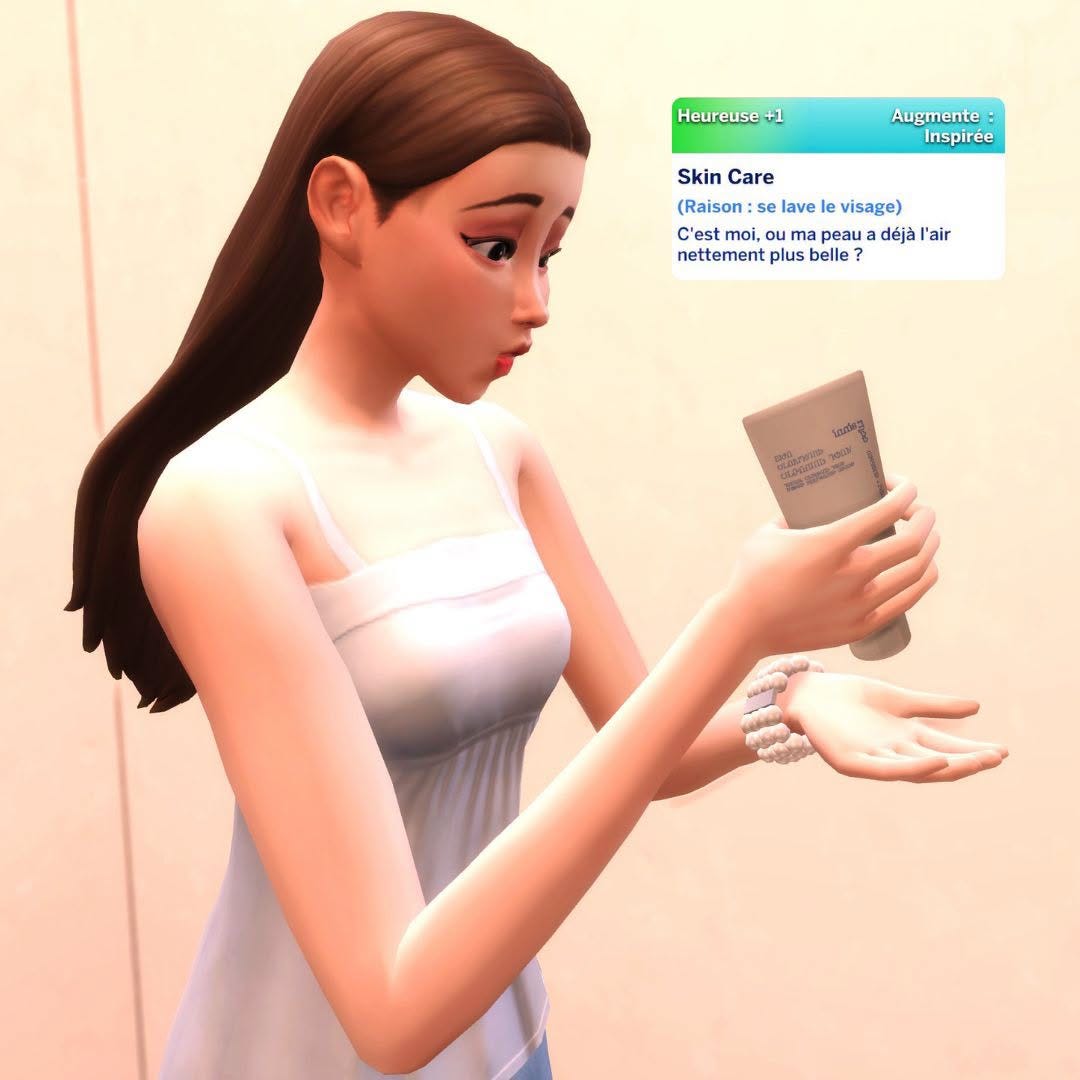 Peut être une image de texte qui dit ’Heureuse +1 Augmente Inspirée SkinCare Skin Care (Raison lave visage) C'est moi, C'estmoi.oumapeauadéjaPair นท peau déja "air nettement plus belle ? 磨之 Lanta A’ Peut être une image de texte qui dit ’Heureuse +1 Augmente Inspirée SkinCare Skin Care (Raison lave visage) C'est moi, C'estmoi.oumapeauadéjaPair นท peau déja "air nettement plus belle ? 磨之 Lanta A’