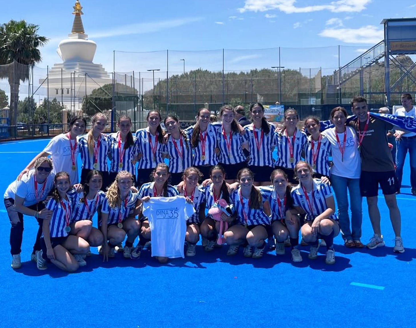 Equipo femenino del Club Egara
