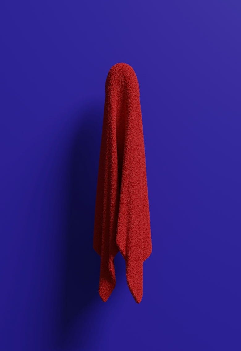 red textile red textile