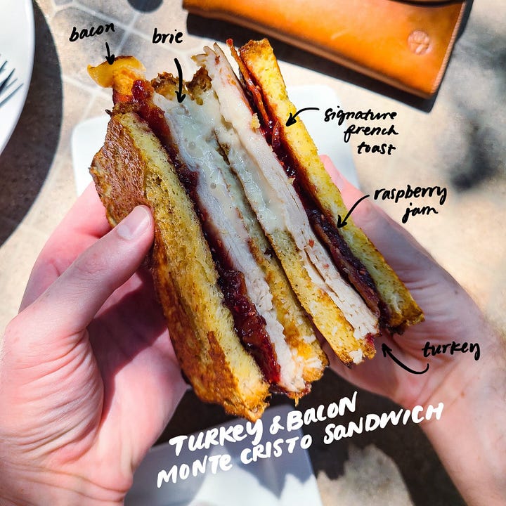 Amelie's Turkey & Bacon Monte Cristo Sandwich