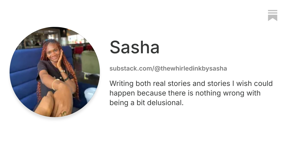 Sasha | Substack