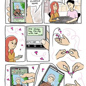 Bleeding hearts: Pages 8 and 9