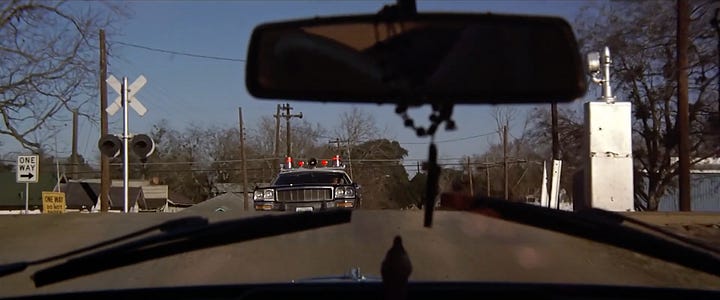 Stills from Vanishing Point, Sugarland Express, Raising Arizona, and Fast and Furry-ous (1949)