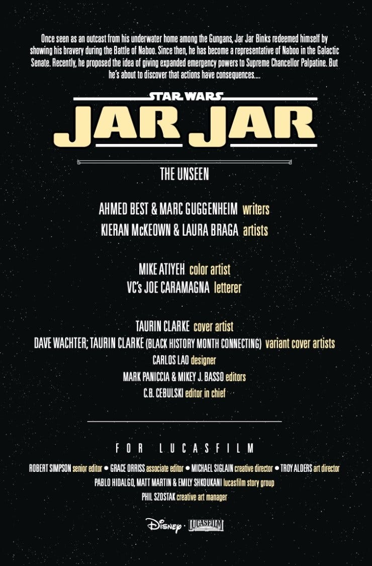 Marvel Preview: Star Wars: Jar Jar #1