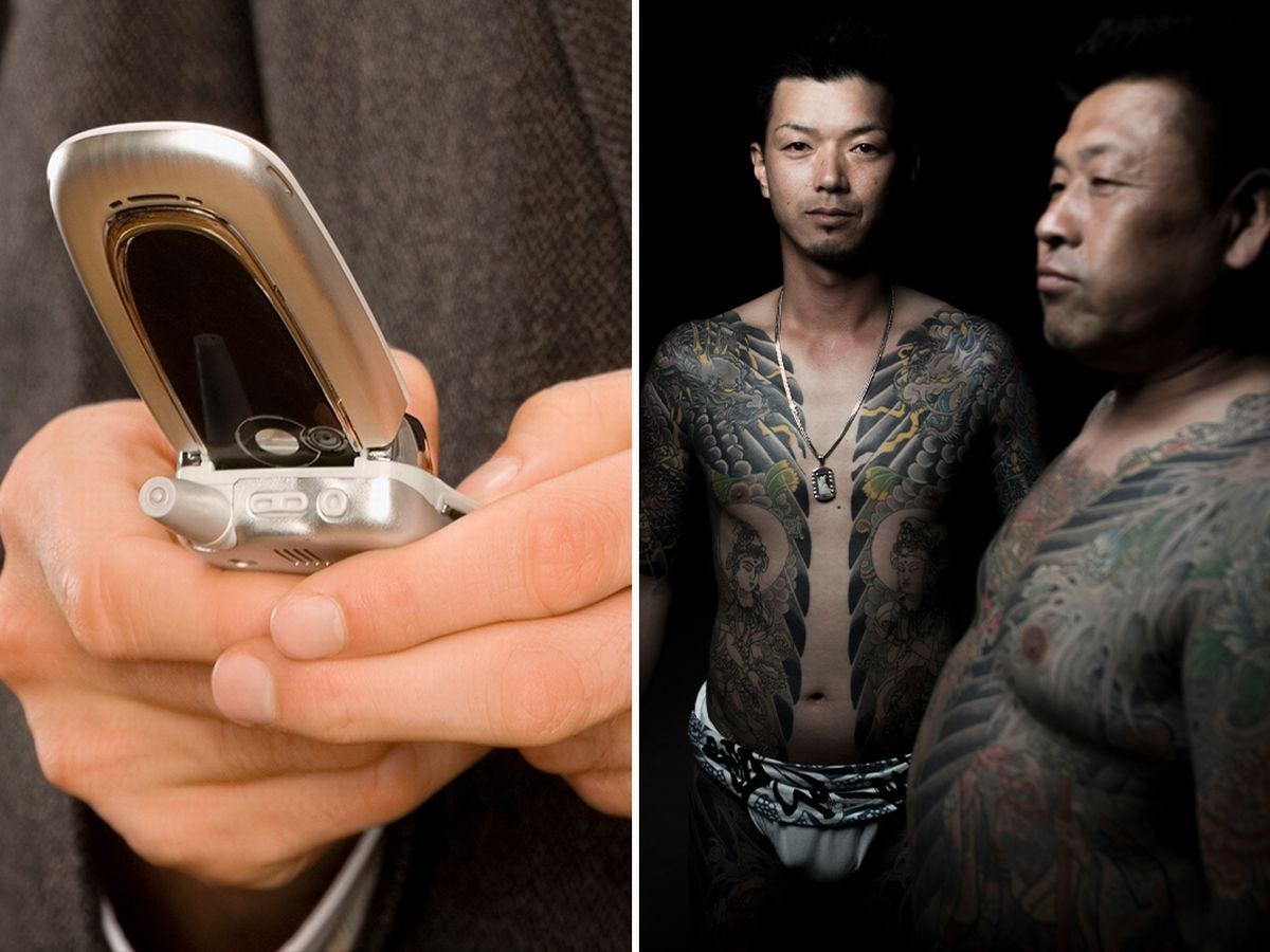 Ageing Yakuza gangster bosses can't use TikTok and are forced to use old flip  phones - Daily Star Ageing Yakuza gangster bosses can't use TikTok and are forced to use old flip  phones - Daily Star