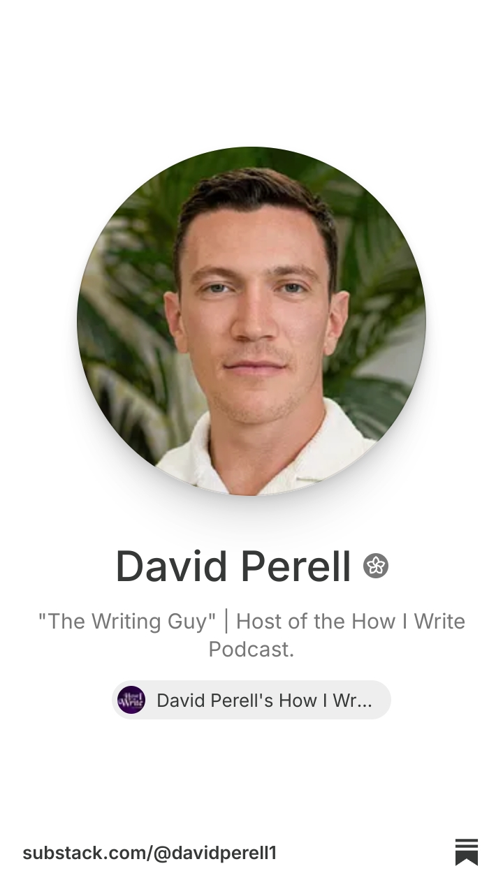 David Perell | Substack