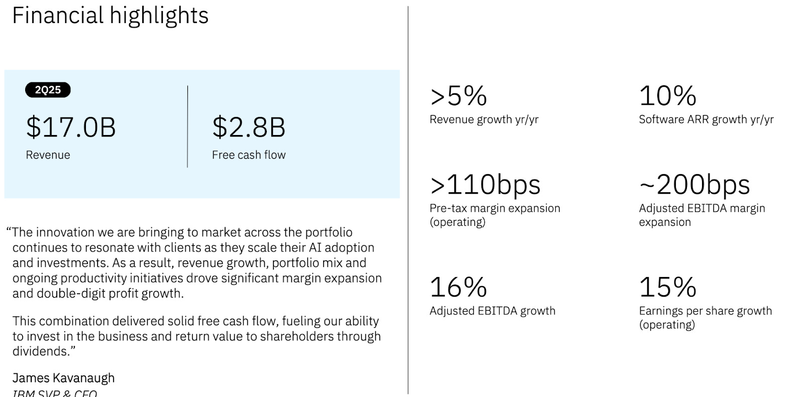 個股財報：IBM Q2財報解析： z17主機帶動營收跳升，AI與量子技術布局- MimiVsJames的美股投資分享
