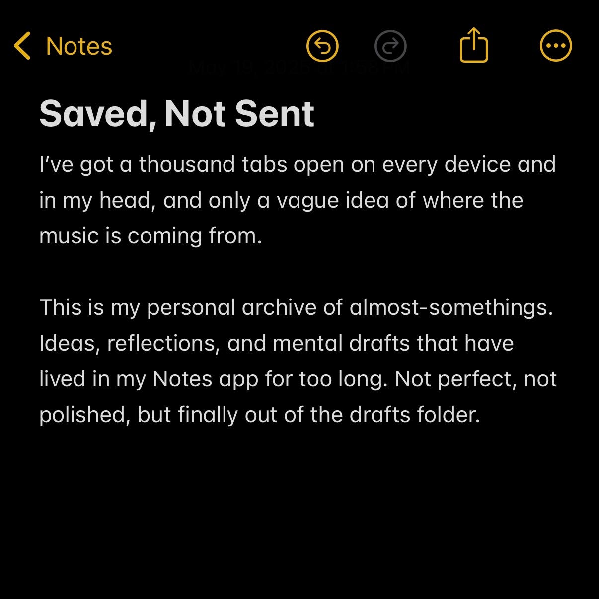Saved, Not Sent logo