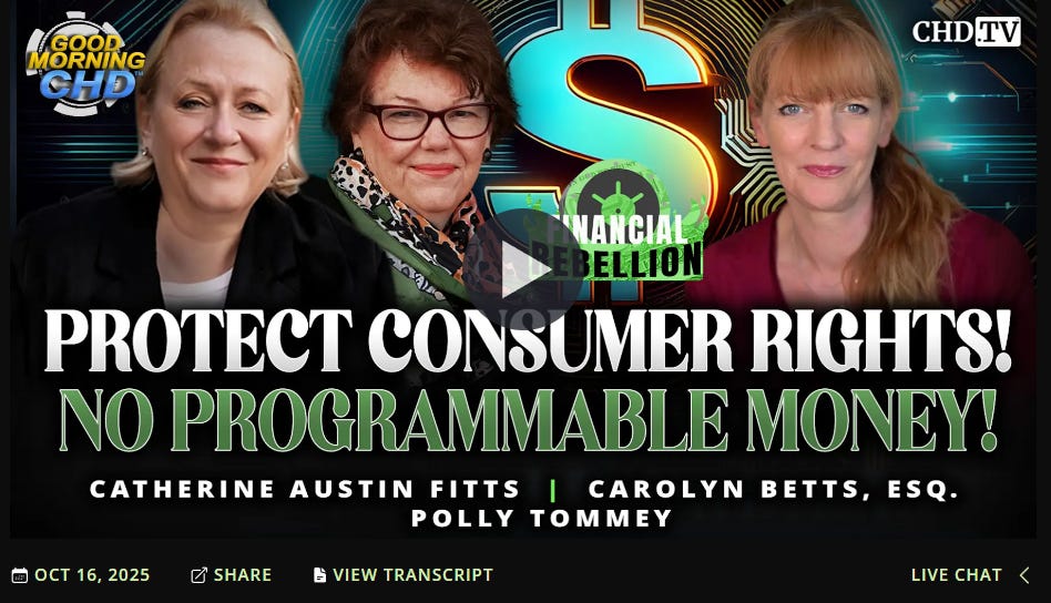 Protect Consumer Rights! No Programmable Money! 