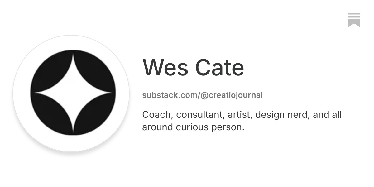 Wes Cate | Substack