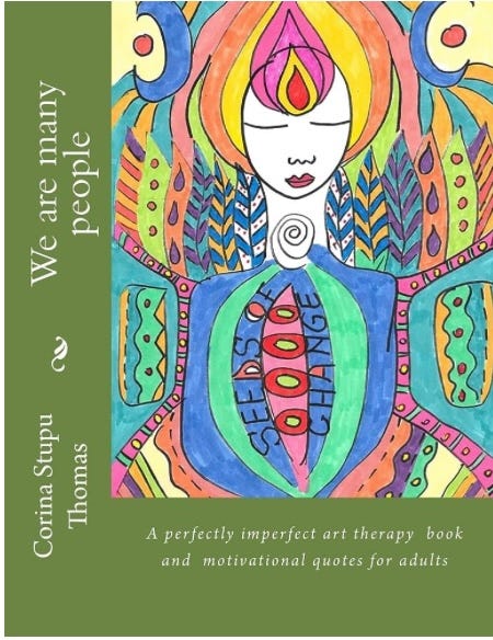 When a self publishing mistake opens up a new direction - self love one drawing at a time 