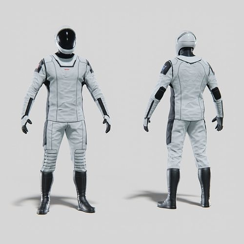 spaceX IVA SUIT FIGURE