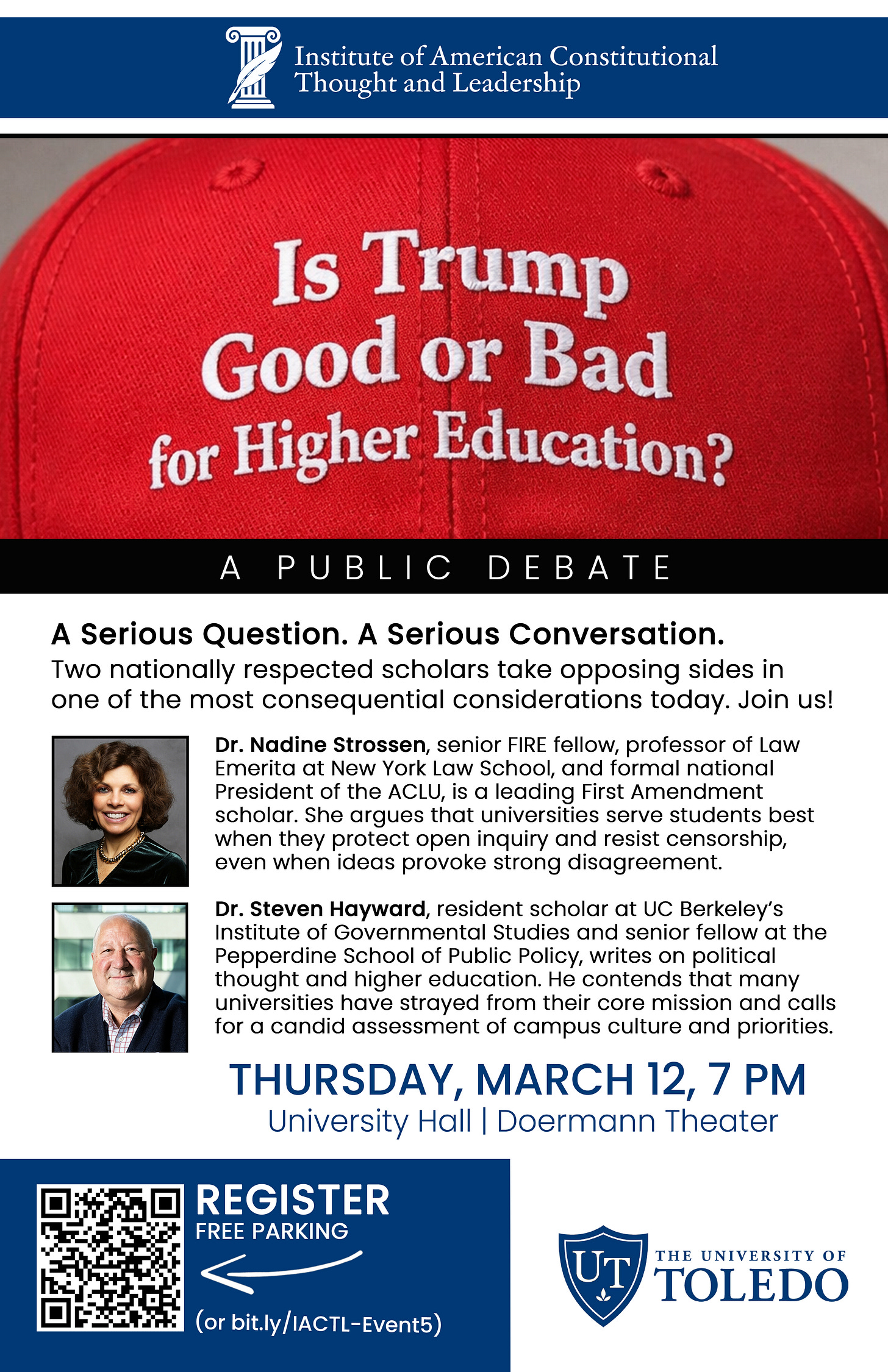 Is Trump Good or Bad for Higher Education poster