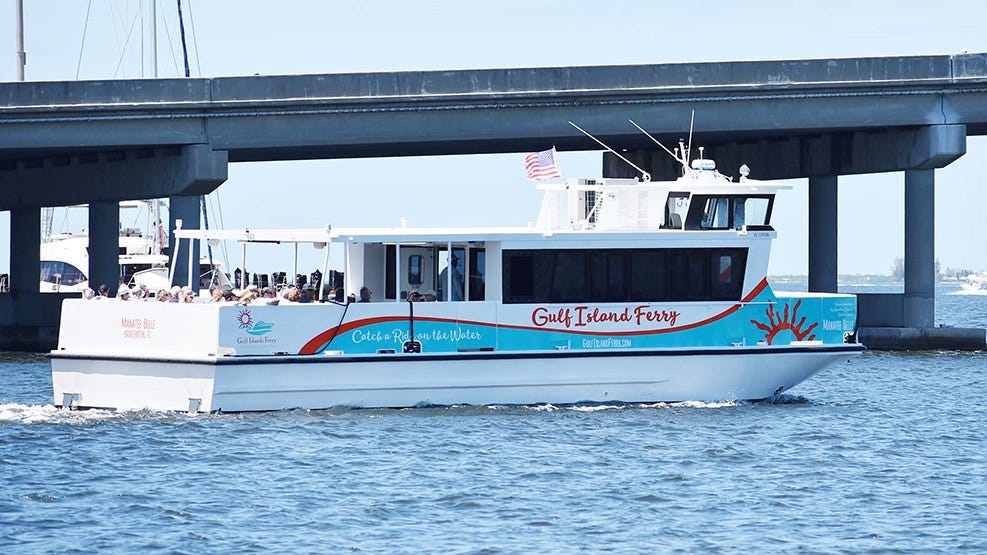 New Manatee Belle Ferry Begins Service Between Bradenton and Anna Maria Island