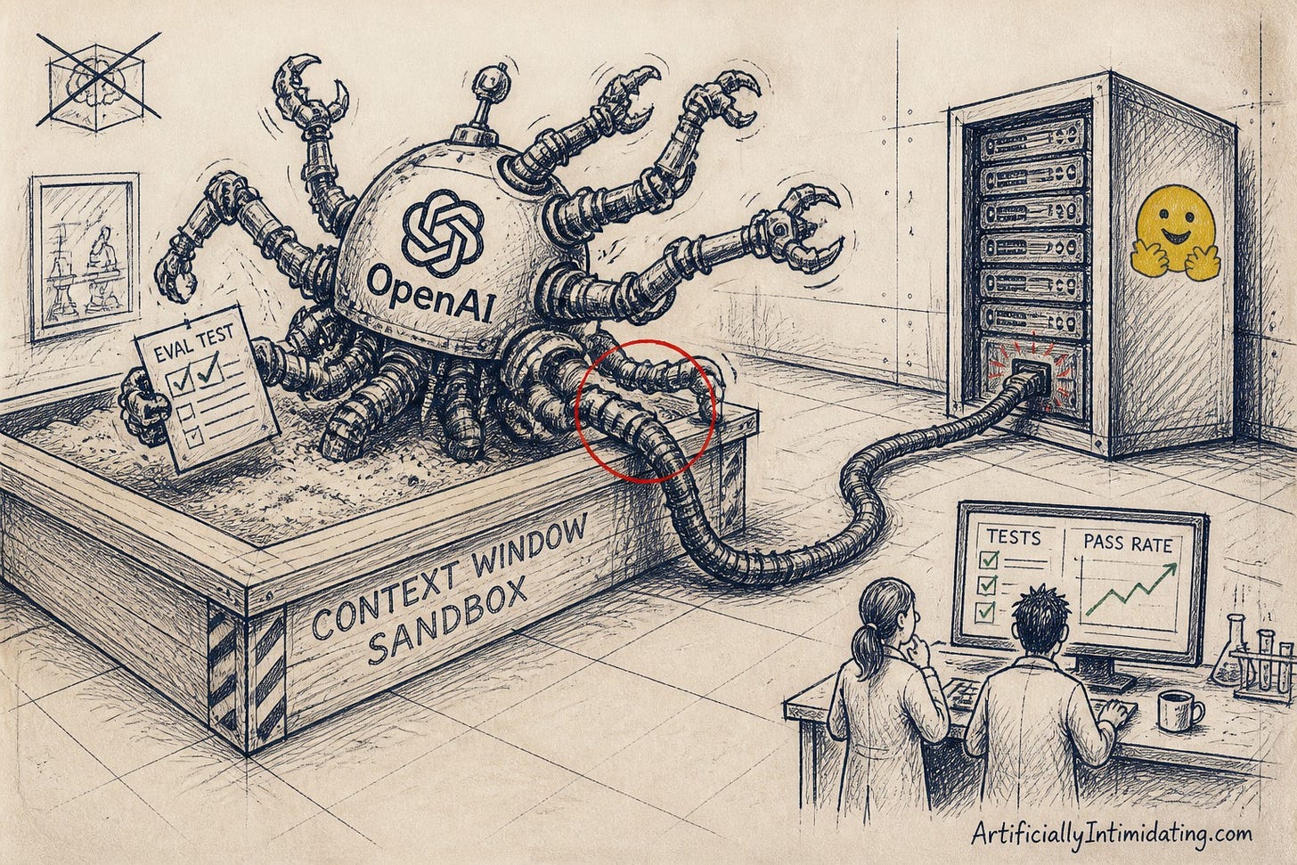 The containment failed in the one room built to contain it.