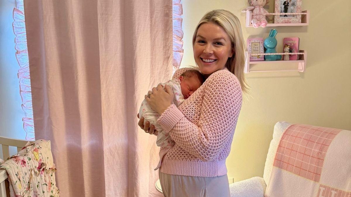 Photo of Karoline Leavitt posted the first photo of her daughter on Thursday, May 7. Photo of Karoline Leavitt posted the first photo of her daughter on Thursday, May 7.