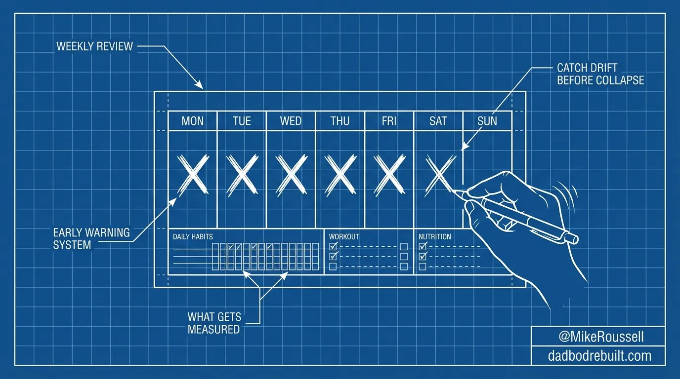 weekly review habit drift weekly review habit drift