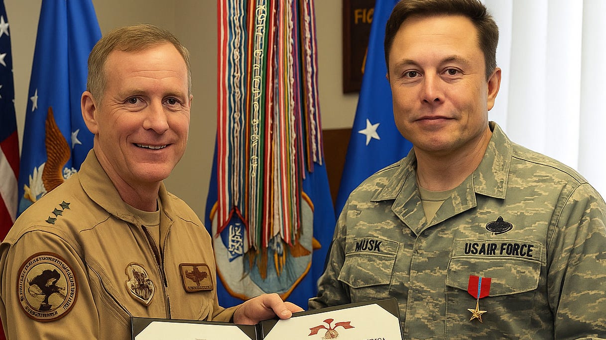 Elon Musk awarded Bronze Star for accomplishing nothing - Duffel Blog