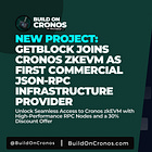 GetBlock Joins Cronos zkEVM as First Commercial JSON-RPC Infrastructure Provider