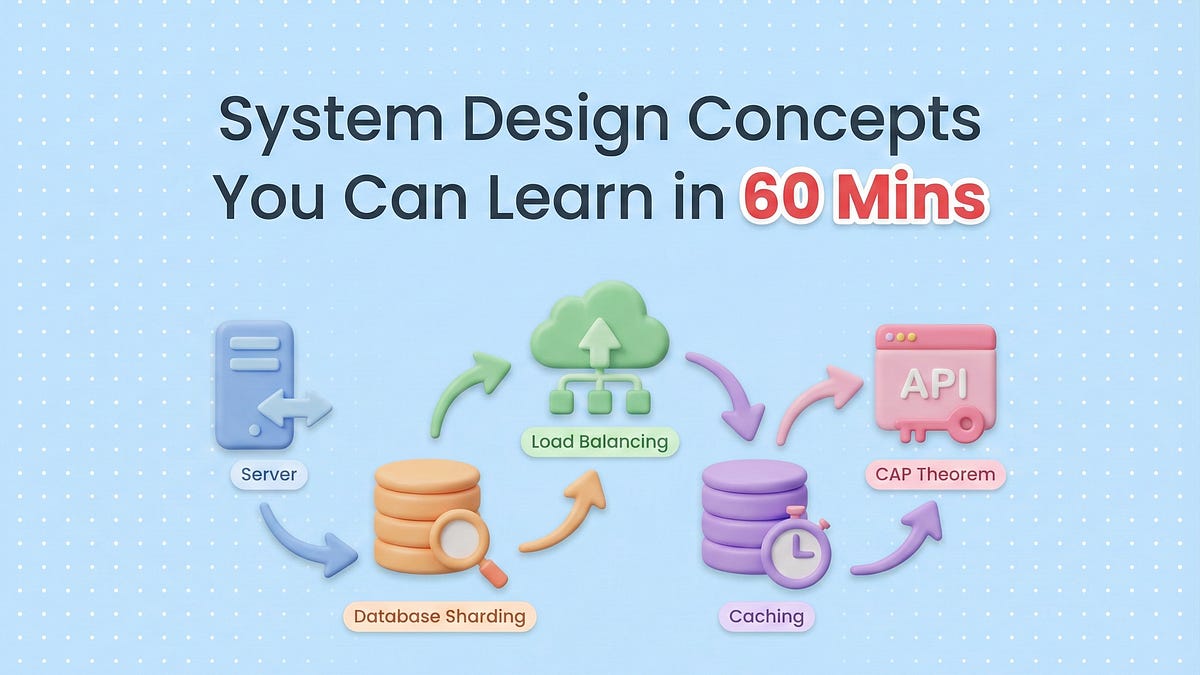 System Design Concepts You Can Learn in 60 Mins