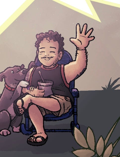 Na sombra do abieiro