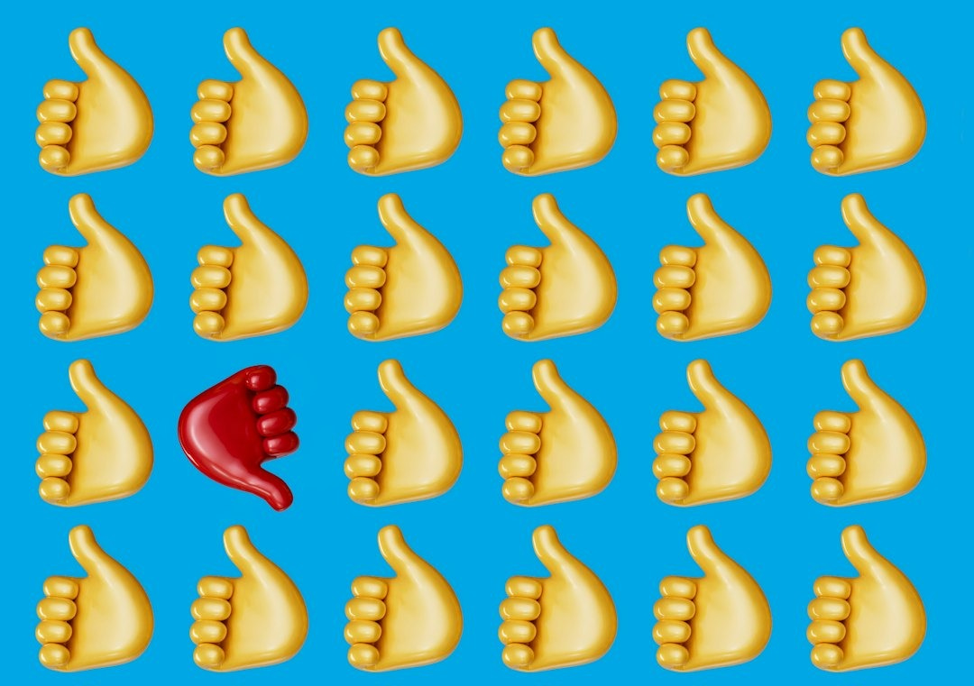a blue background with a bunch of cookies and a red object a blue background with a bunch of cookies and a red object