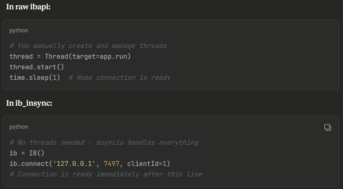 Getting Started Using ib_insync / ib_async Python Libraries