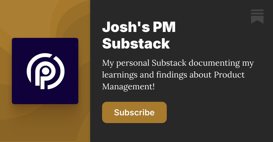 Josh's PM Substack | Substack