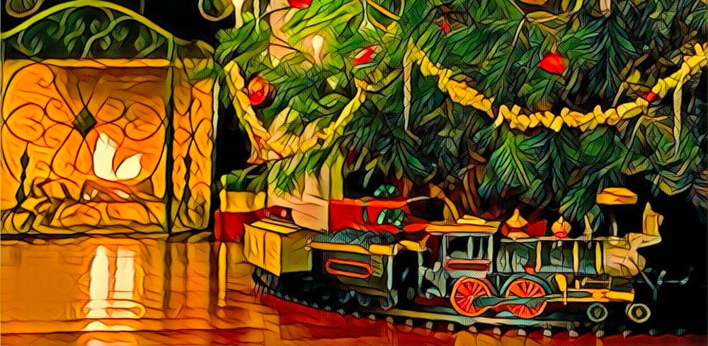 For Christmas Here's Your Train Set!
